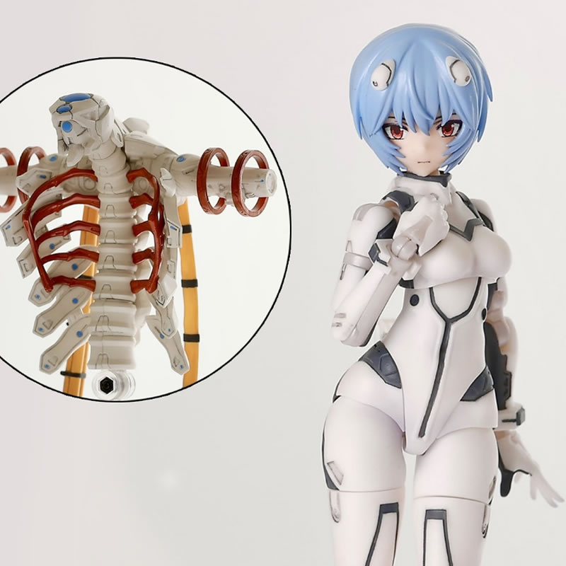 Model Kit Evangelion Bandai - (Em estoque) (W_4548) Rei Ayanami Evangelion