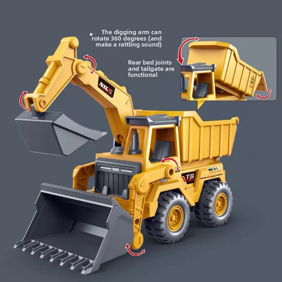 Model Kit Excavator - 1 unidade de Brinquedo Modelo de