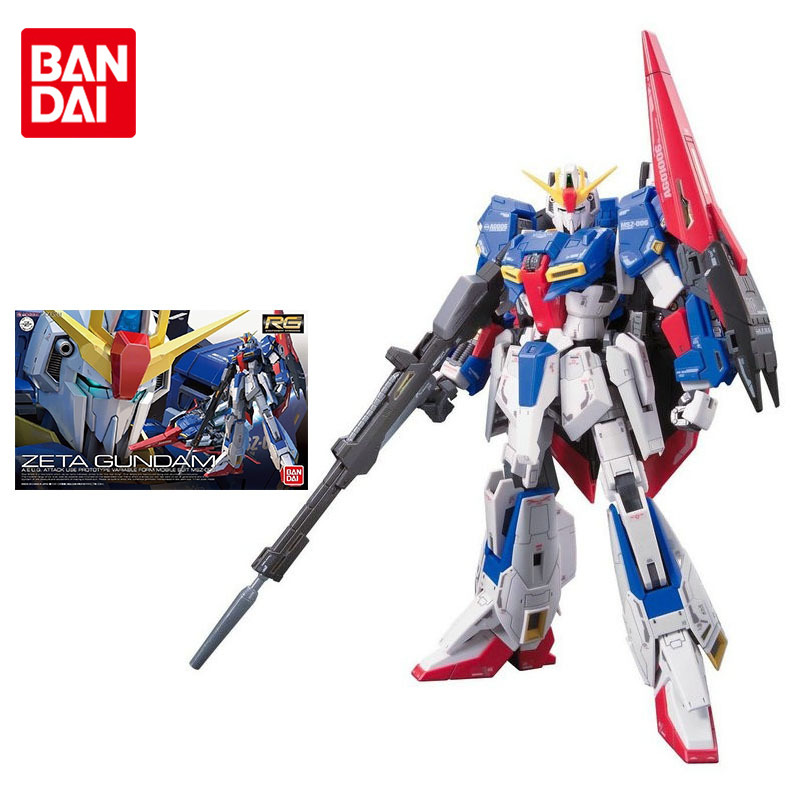 Model Kit Zeta Gundam - Bandai gundam modelo kit anime figura