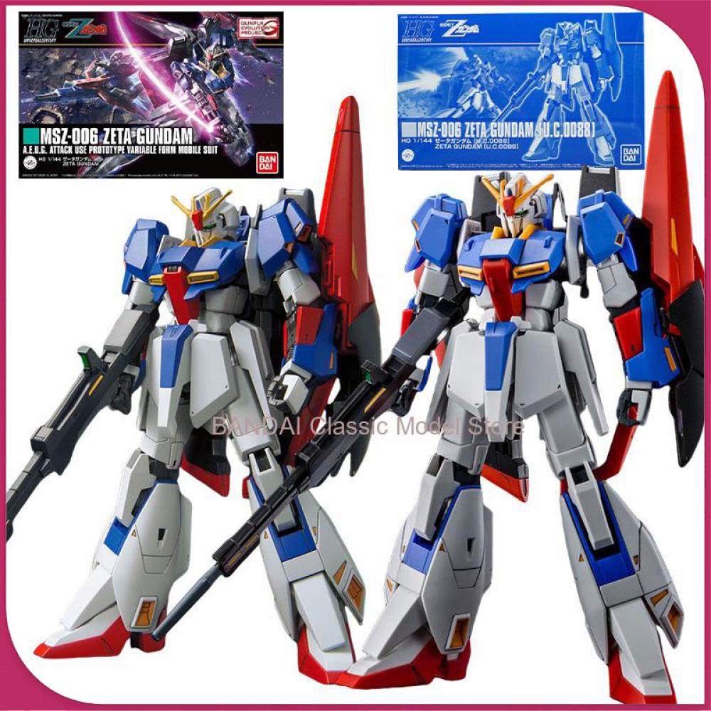 Model Kit Zeta Gundam - Bandai gundam modelo kit hg 1/144