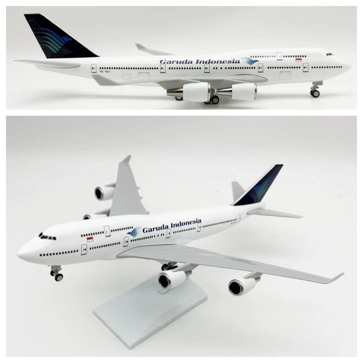 Model Kit Indonesia - Modelo de Avião 747 em Escala