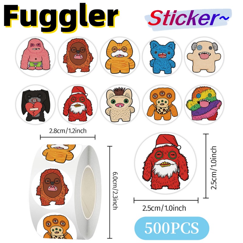 Model Kit Game - Novos adesivos em rolo bidimensionais Fuggler,