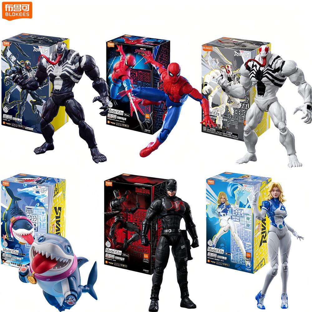 Model Kit Ultron - Blokees Homem-Aranha Anti-Venom Demolidor Figura de