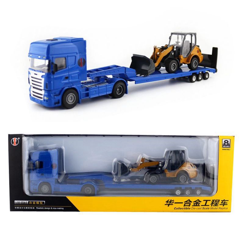 Model Kit Excavator - Modelo de transporte do reboque do
