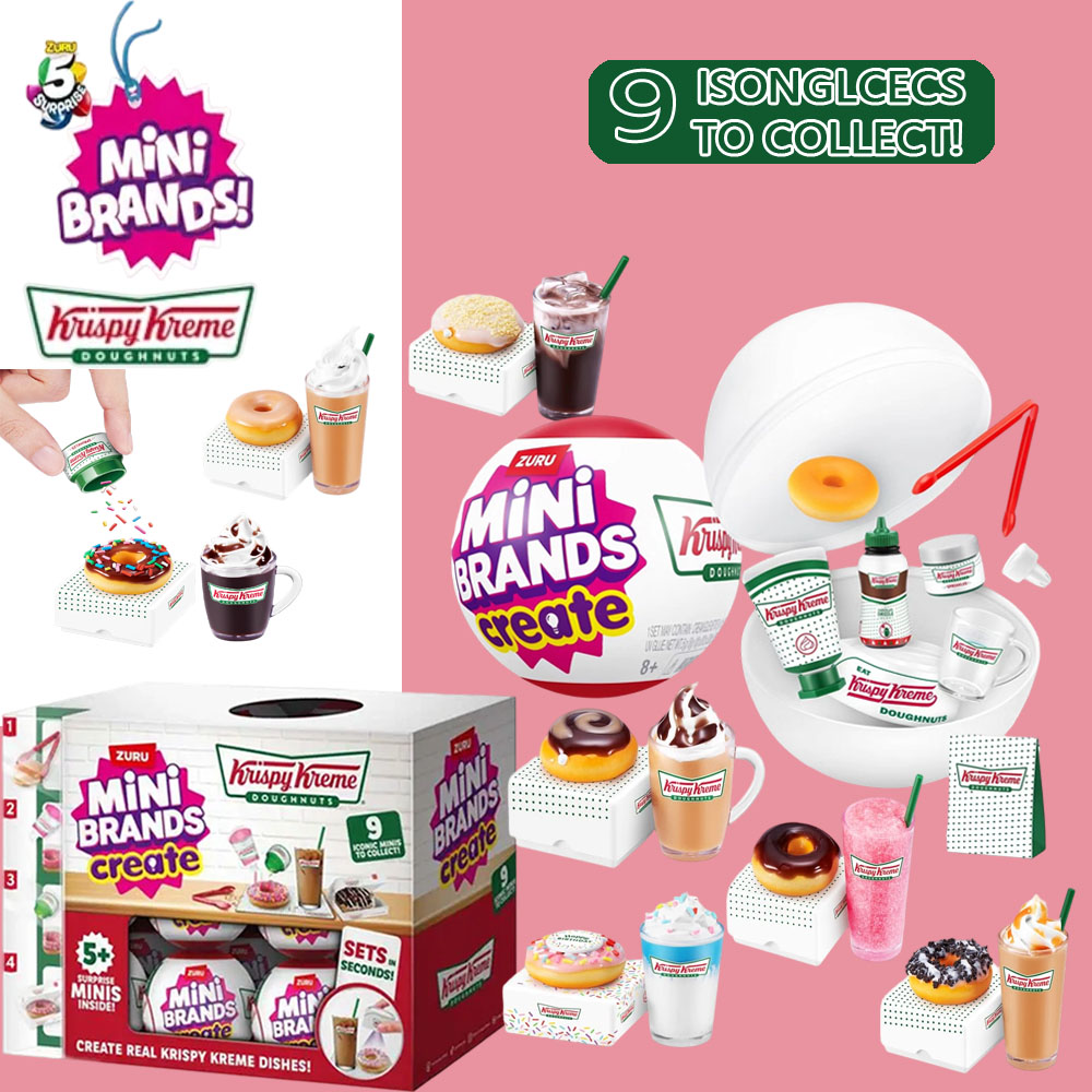 Model Kit Brand - Zuru mini marcas krispy kreme criar