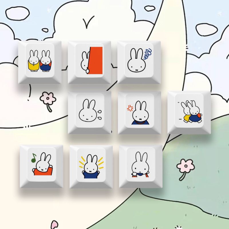 Novo Keycap de Coelho Miffy em - Model Kit Game avaliação e preço