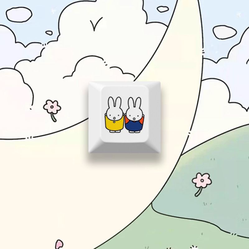 Novo Keycap de Coelho Miffy em - Model Kit Game avaliação e preço