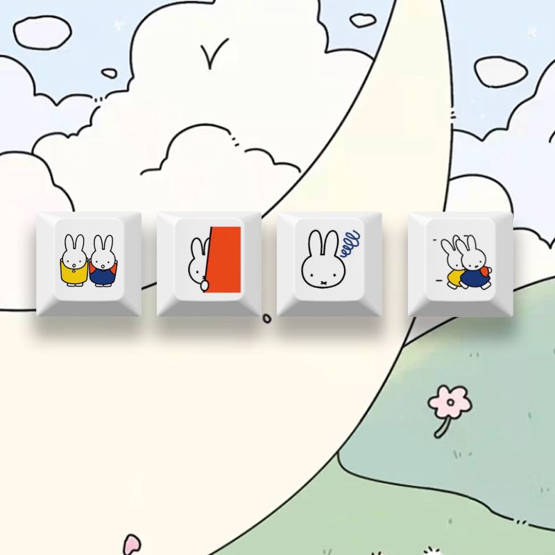 Novo Keycap de Coelho Miffy em - Model Kit Game avaliação e preço