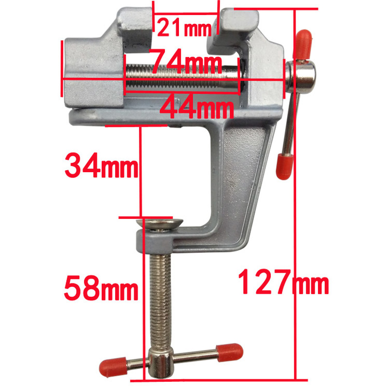 Mini braçadeira de mesa de alu - Model Kit Vise avaliação e preço
