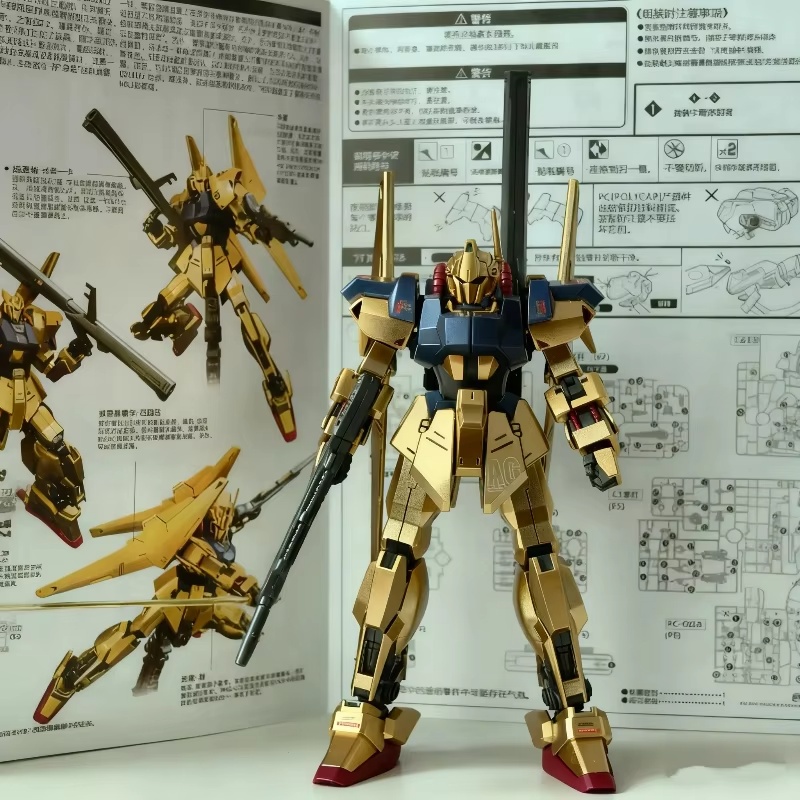Hg 1/144 pintado em spray cham - Model Kit Zeta Gundam avaliação e preço