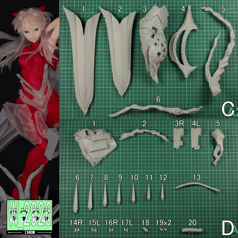 1/4 Asuka Langley Evangelion K - Model Kit Evangelion Bandai avaliação e preço