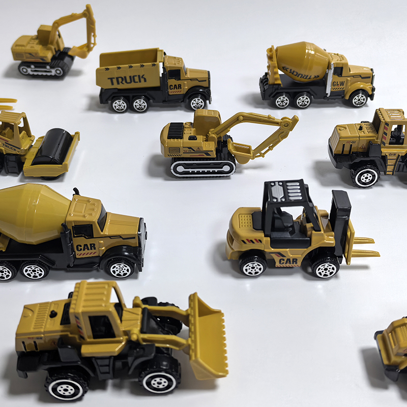 6 pçs/set liga guindaste camin - Model Kit Excavator avaliação e preço