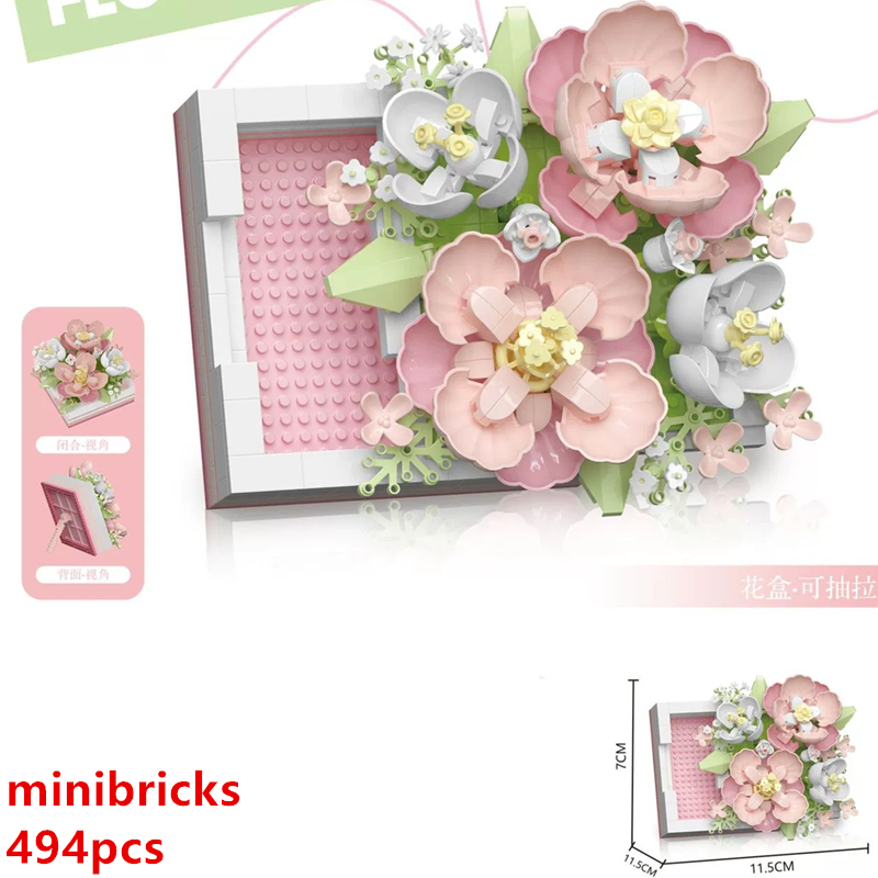 Diy 3d famoso rosa hibisco ete - Model Kit Expert avaliação e preço