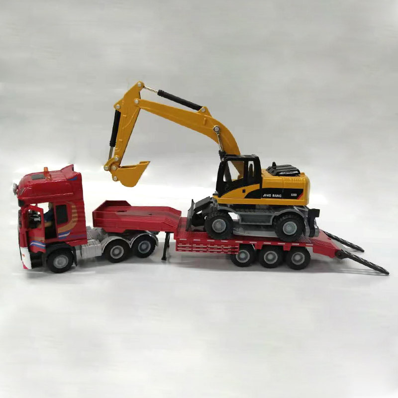 Requintado Flattrailer engenha - Model Kit Excavator avaliação e preço