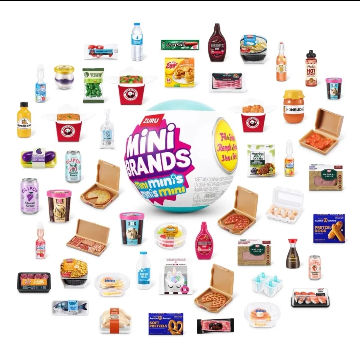 5x Bola Surpresa Mini Brands S - Model Kit Brand avaliação e preço