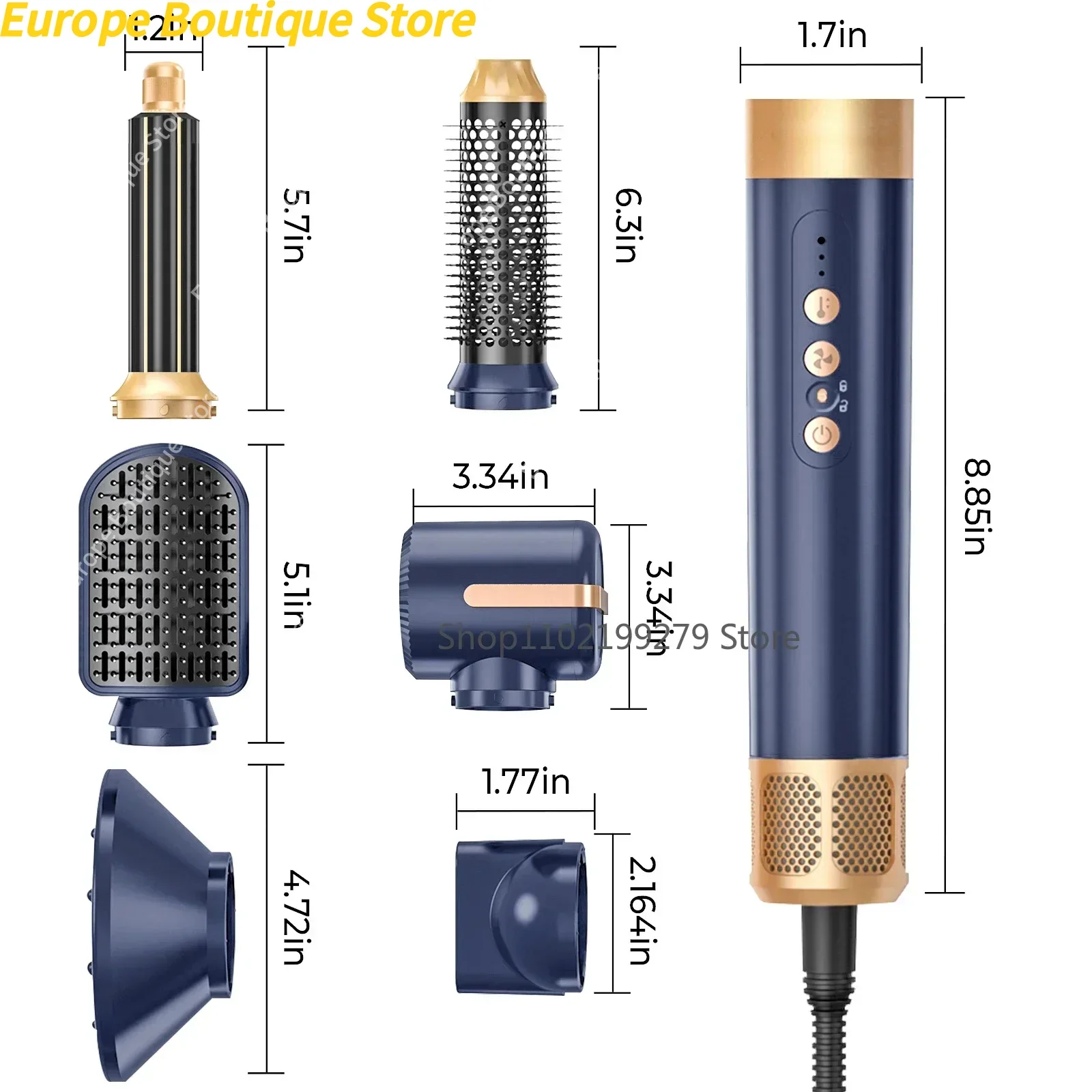 Secador de Cabelo Iônico de Al - Model Kit Motor avaliação e preço